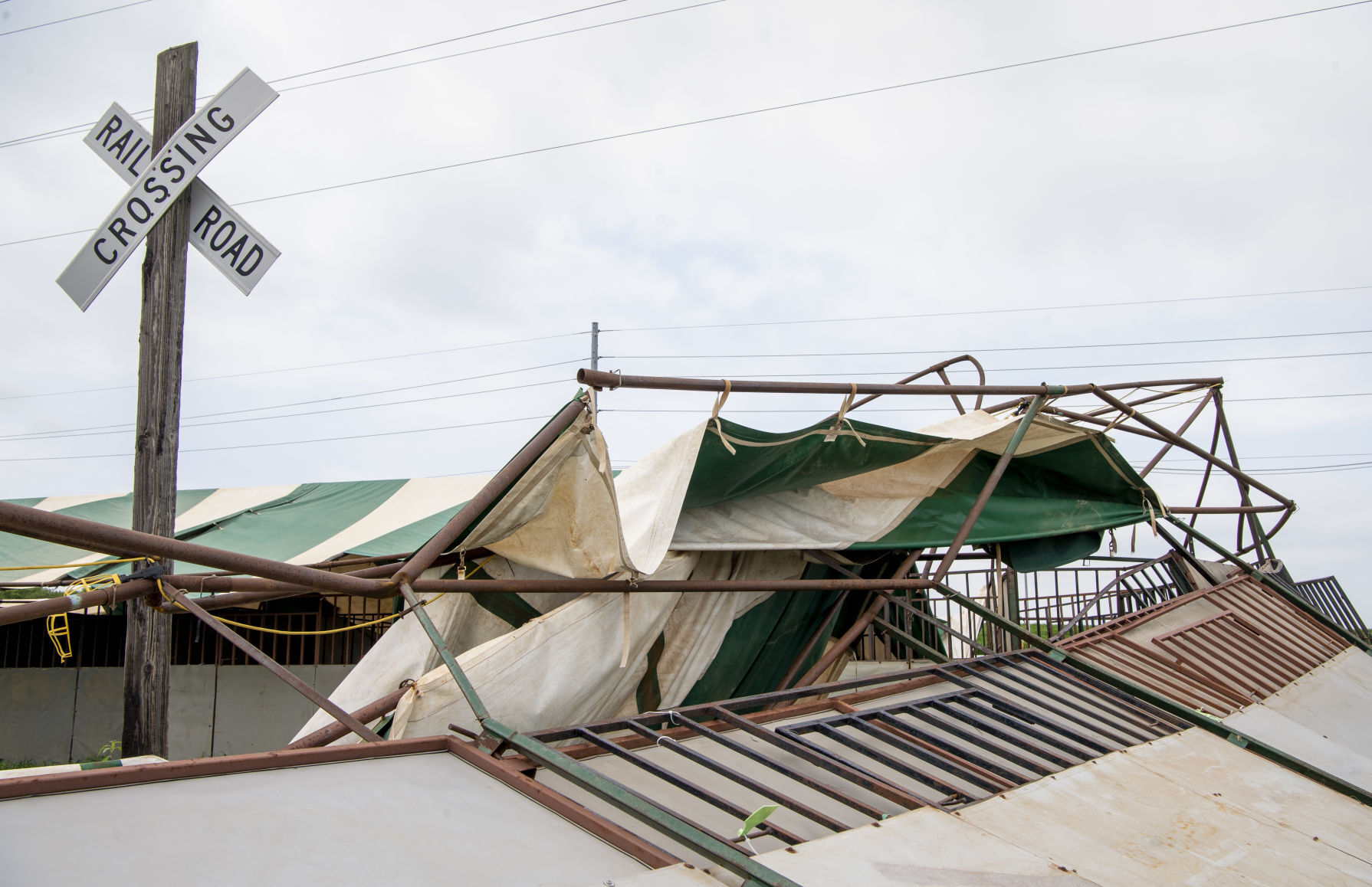 Lancaster Event Center Storm Damage, 7.10